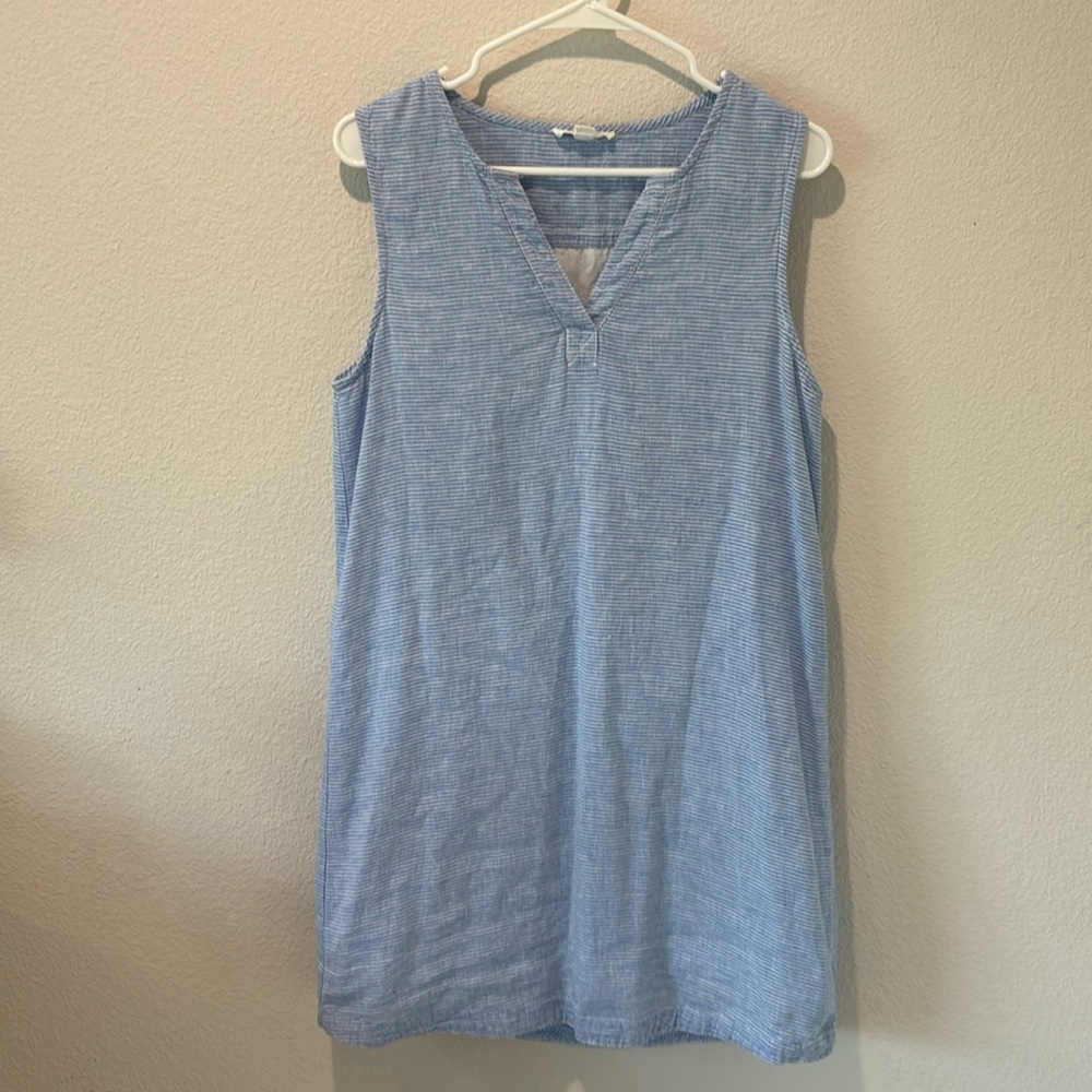BeachLunchLounge Blue and White Shift Dress
